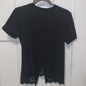 Shirt with open back